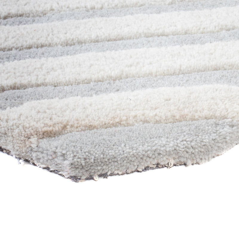 Dywan wełniany - 91 x 61 cm - beżowy