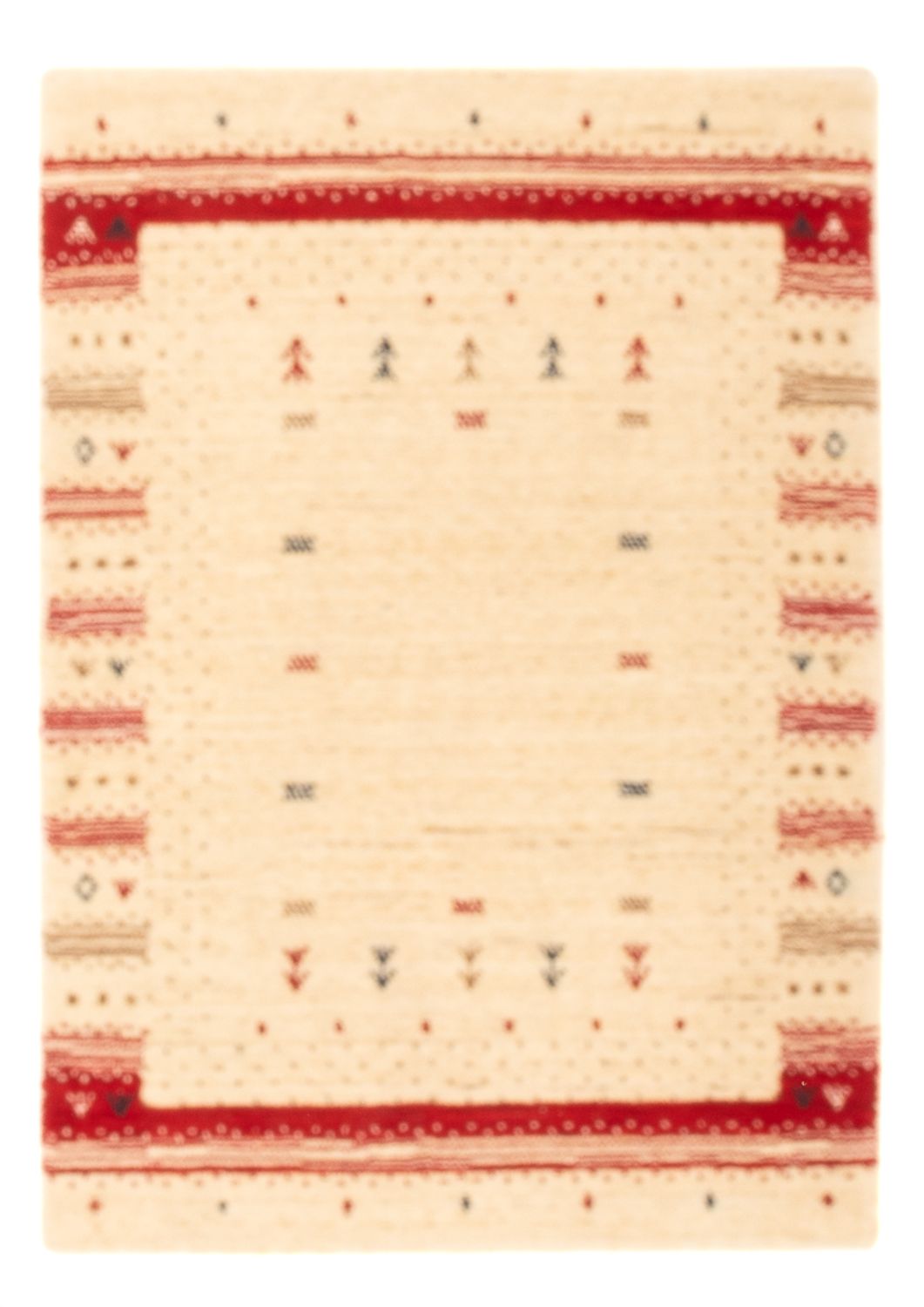 Dywan Gabbeh - Loribaft Indus - 90 x 60 cm - wielokolorowy