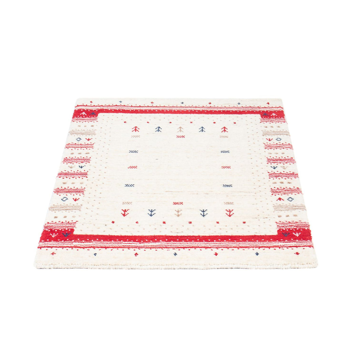 Dywan Gabbeh - Loribaft Indus - 90 x 60 cm - wielokolorowy