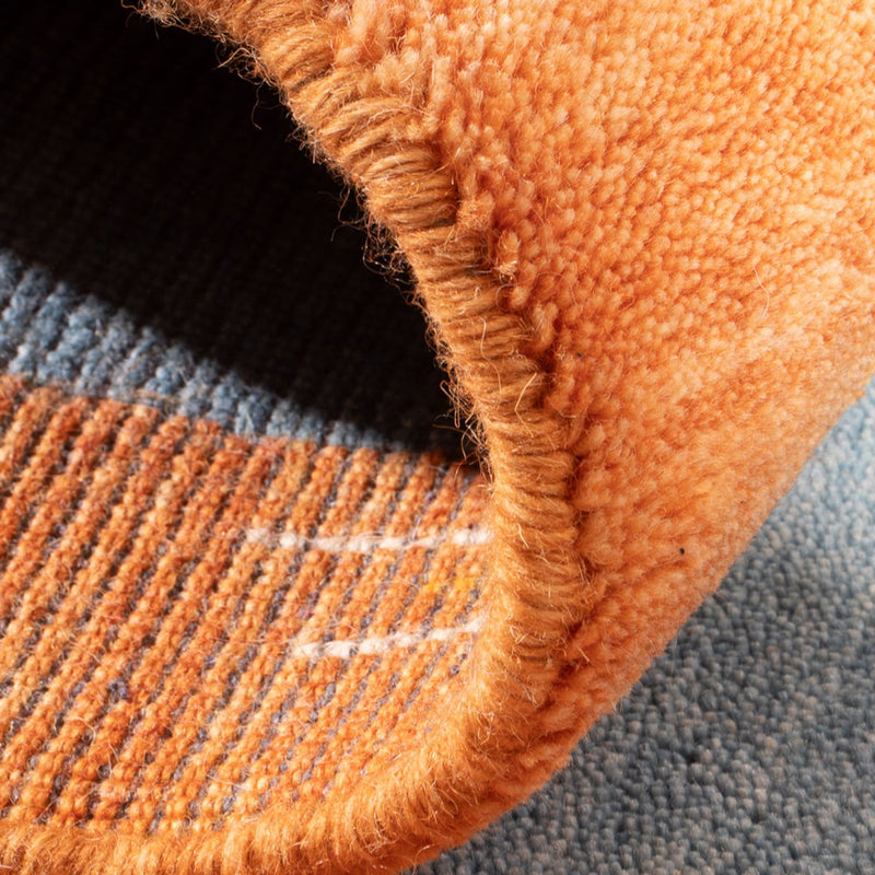 Dywan Gabbeh - Indus - 140 x 70 cm - jasnoniebieski