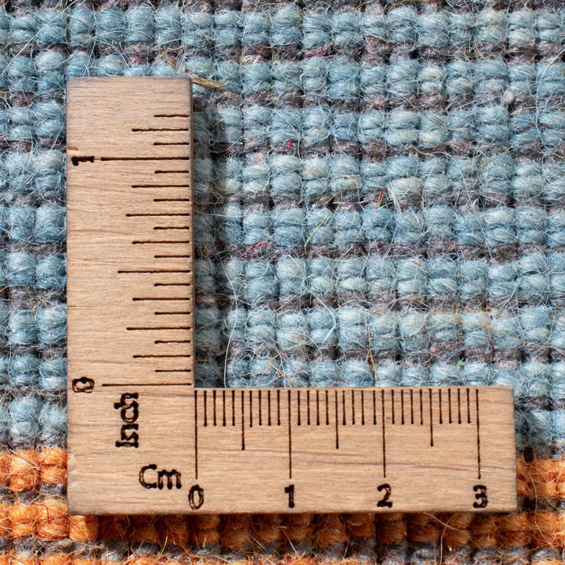 Dywan Gabbeh - Indus - 140 x 70 cm - jasnoniebieski