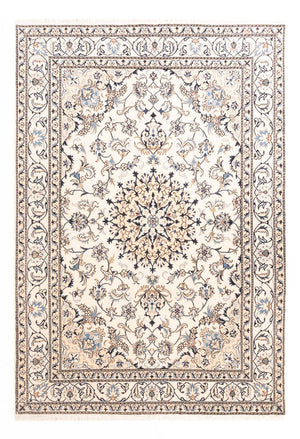 Orientalny dywan - Nain - Indus - 232 x 157 cm - kremowy