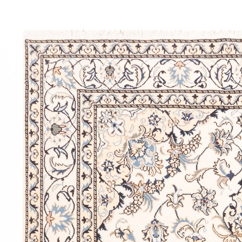 Orientalny dywan - Nain - Indus - 232 x 157 cm - kremowy