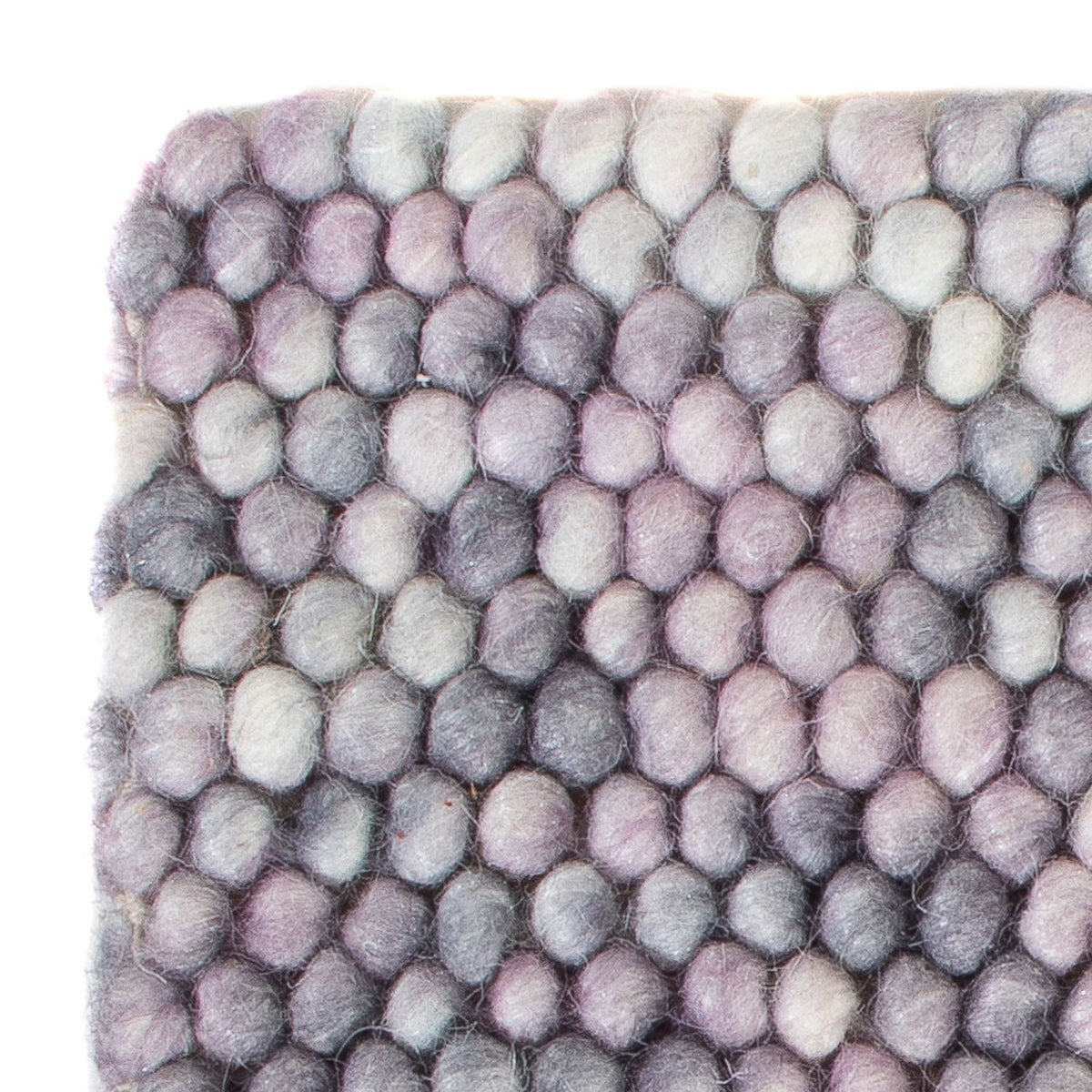 Dywan wełniany kwadratowy  - 32 x 32 cm - wielokolorowy