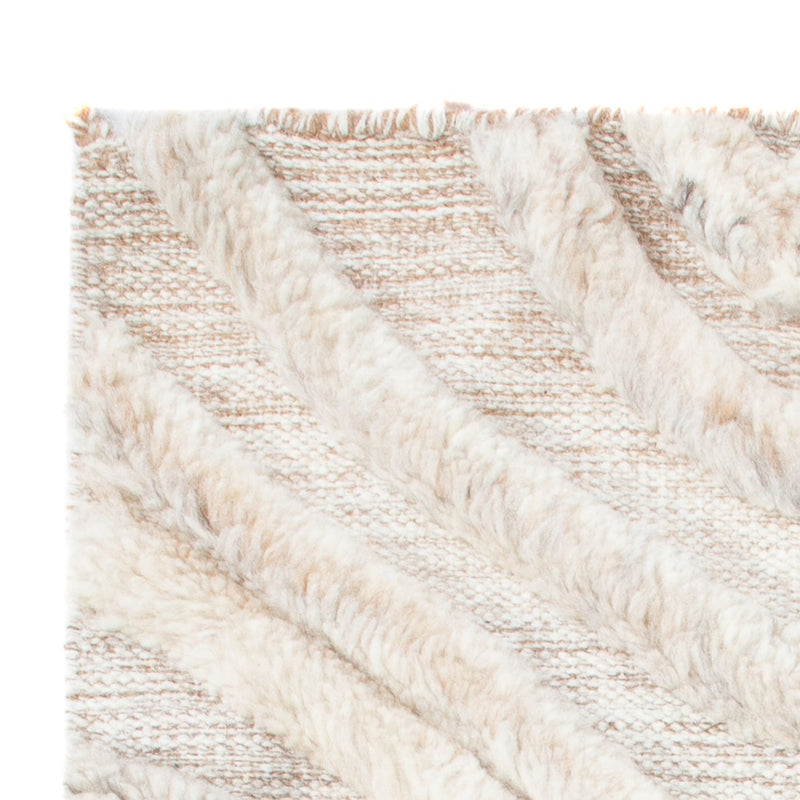 Dywan wełniany - 90 x 60 cm - beżowy