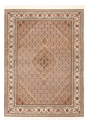 Dywan orientalny - Tabriz - 200 x 150 cm - ciemny beż