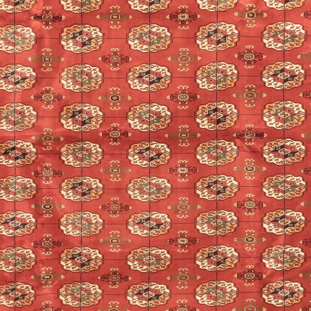 Afgański dywan - Bukhara - 410 x 300 cm - jasna czerwień