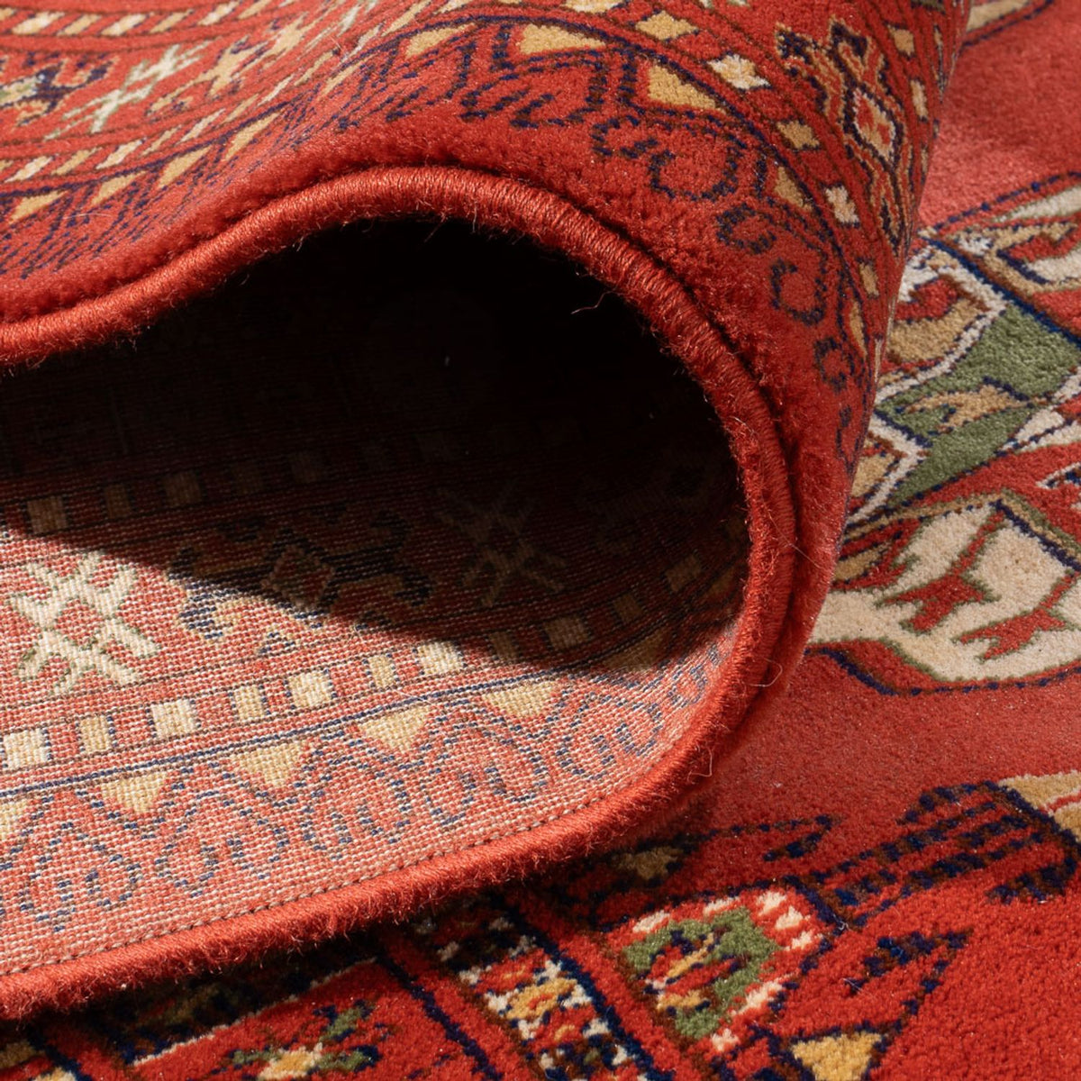 Afgański dywan - Bukhara - 410 x 300 cm - jasna czerwień