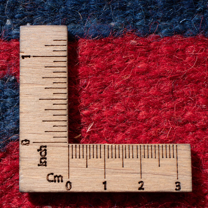 Biegacz Dywan Kelim - Stary - 430 x 155 cm - czerwony