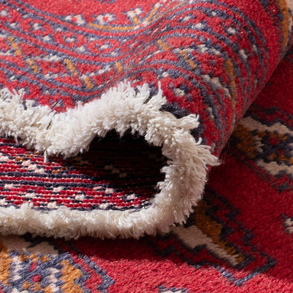 Dywan turkmeński - 130 x 62 cm - czerwony