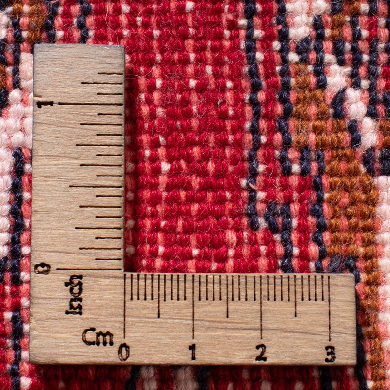 Dywan turkmeński - 130 x 62 cm - czerwony