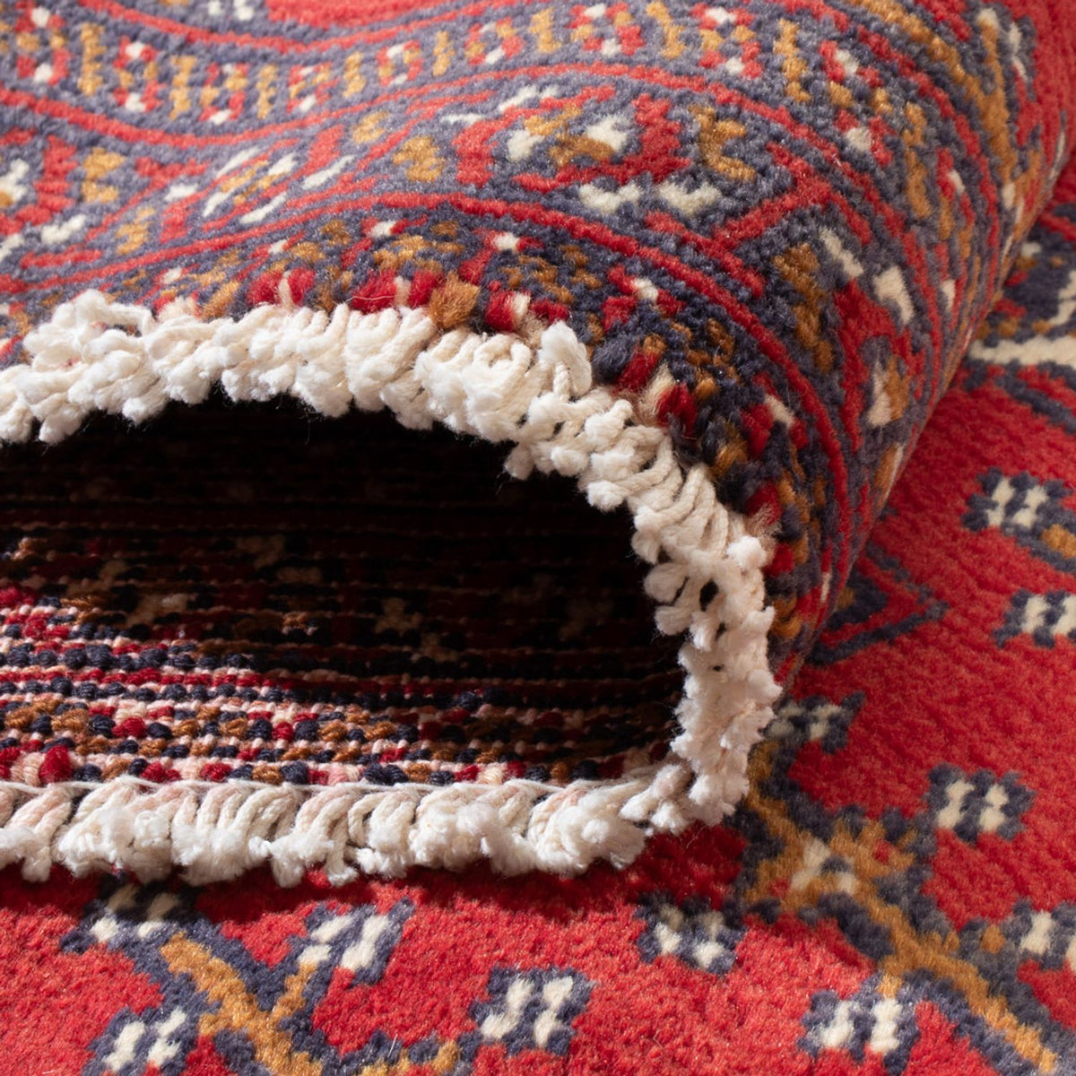 Dywan turkmeński - 130 x 60 cm - jasna czerwień