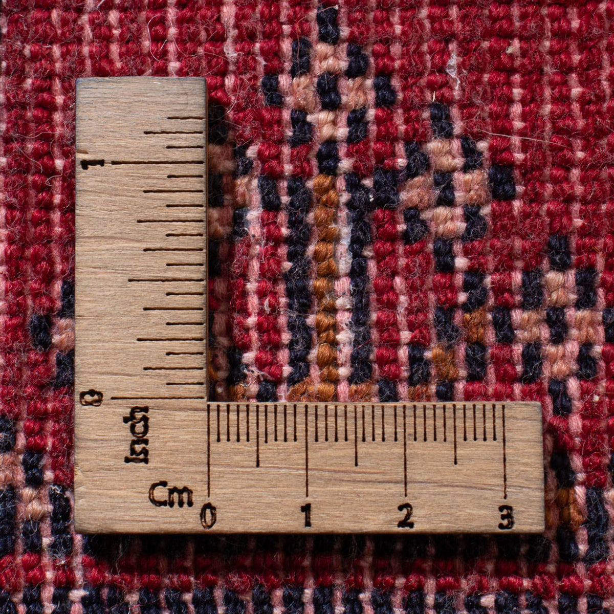 Dywan turkmeński - 130 x 60 cm - czerwony