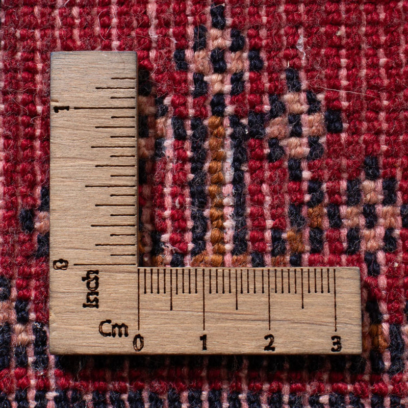 Dywan turkmeński - 130 x 60 cm - czerwony