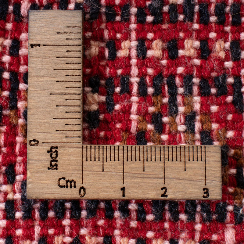 Dywan turkmeński - 100 x 50 cm - ciemna czerwień