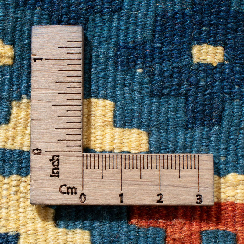 Dywan Kelim - Orientalny kwadratowy  - 103 x 103 cm - wielokolorowy