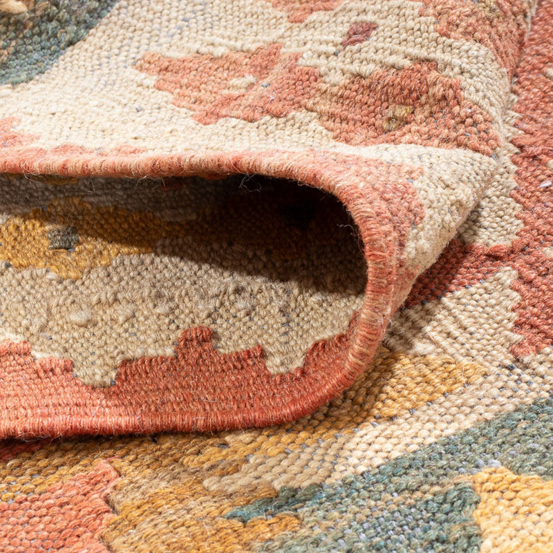 Biegacz Dywan Kelim - Splash - 315 x 95 cm - jasny beż