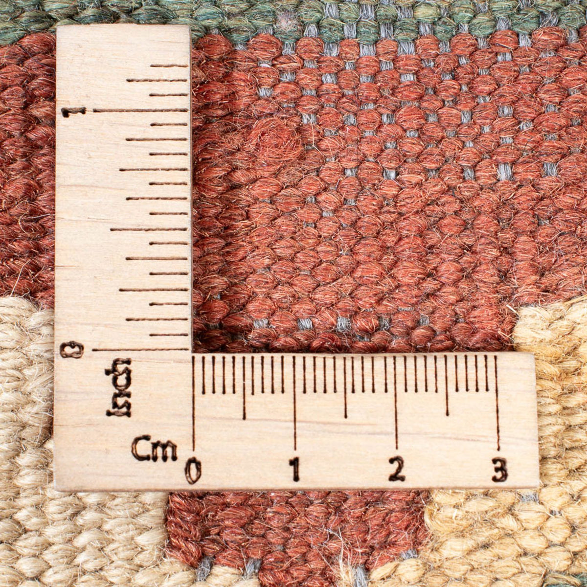 Biegacz Dywan Kelim - Splash - 315 x 95 cm - jasny beż