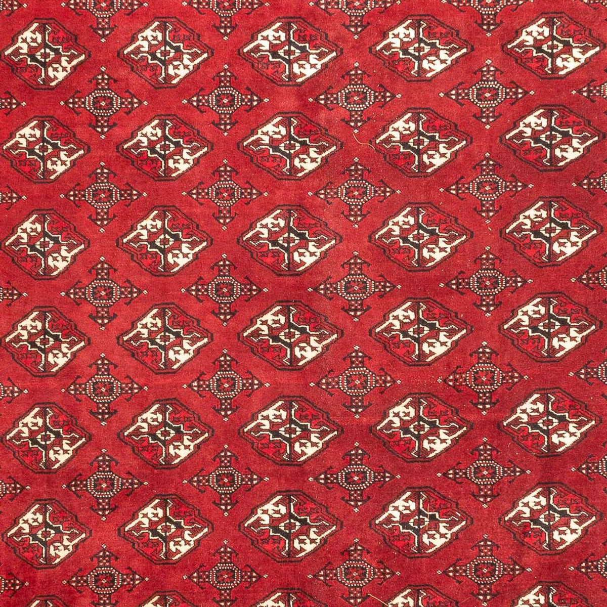 Dywan turkmeński - 391 x 270 cm - czerwony