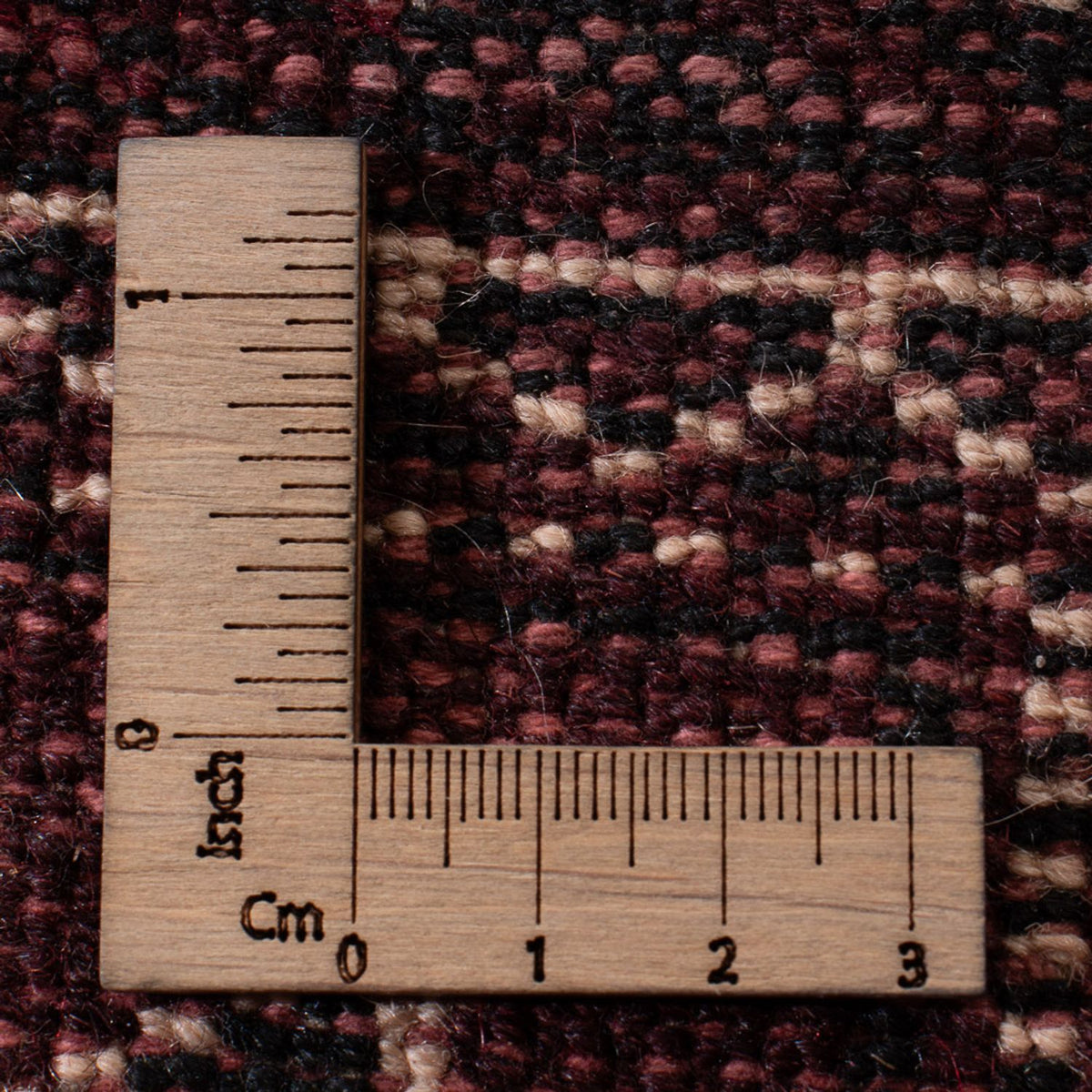 Dywan turkmeński - 380 x 260 cm - ciemna czerwień