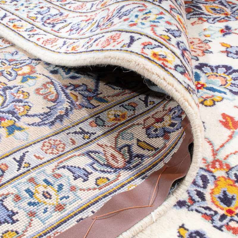 Dywan perski - Keshan kwadratowy  - 415 x 395 cm - piaskowy