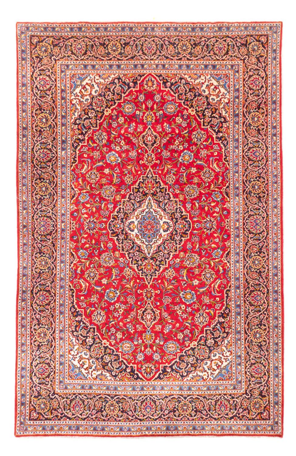 Dywan perski - Keshan - 380 x 242 cm - czerwony