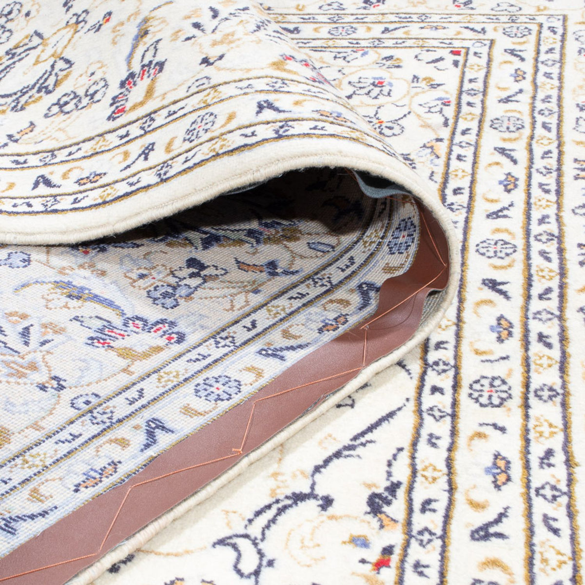 Dywan perski - Keshan - 290 x 197 cm - kremowy