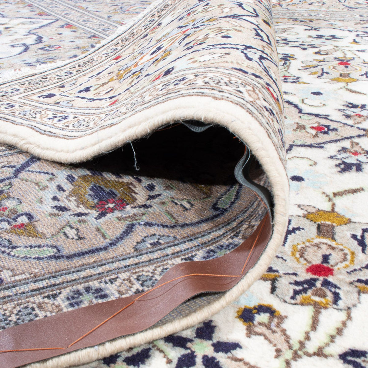 Dywan perski - Keshan - 310 x 200 cm - kremowy