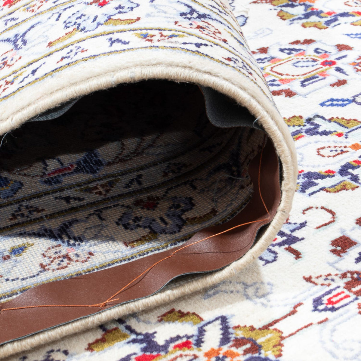 Dywan perski - Keshan - 355 x 245 cm - beżowy