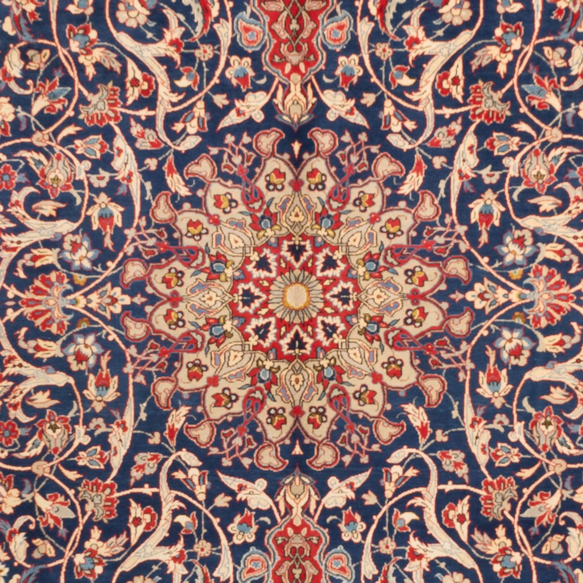 Dywan perski - Klasyczny - 388 x 250 cm - ciemnoniebieski