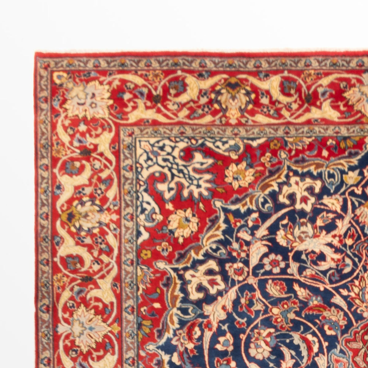 Dywan perski - Klasyczny - 388 x 250 cm - ciemnoniebieski