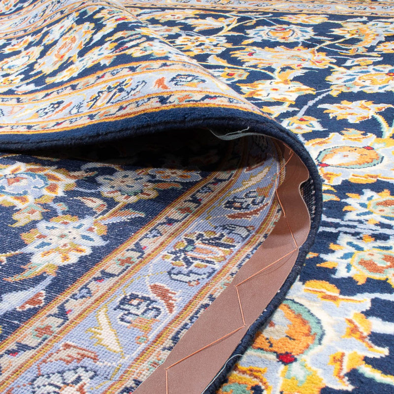 Dywan perski - Keshan - 402 x 288 cm - ciemnoniebieski