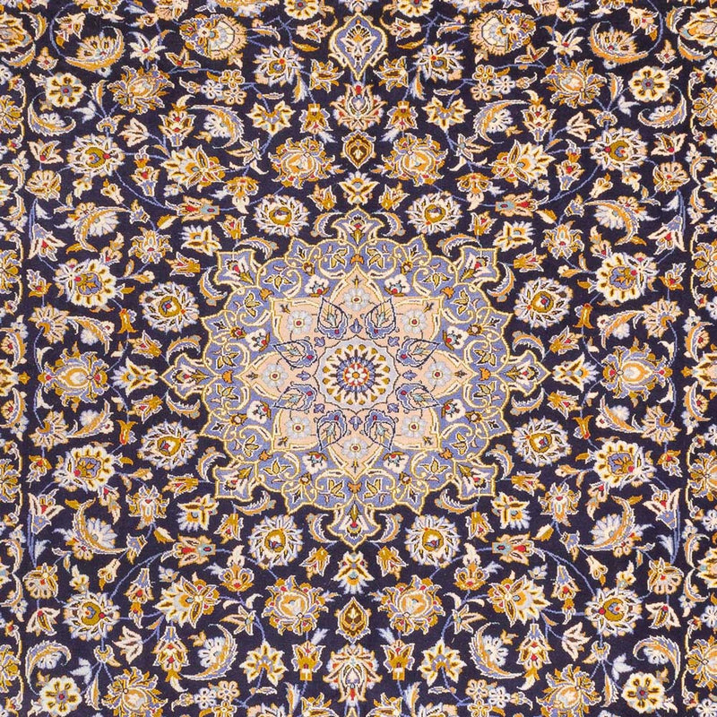 Dywan perski - Keshan - 420 x 318 cm - ciemnoniebieski