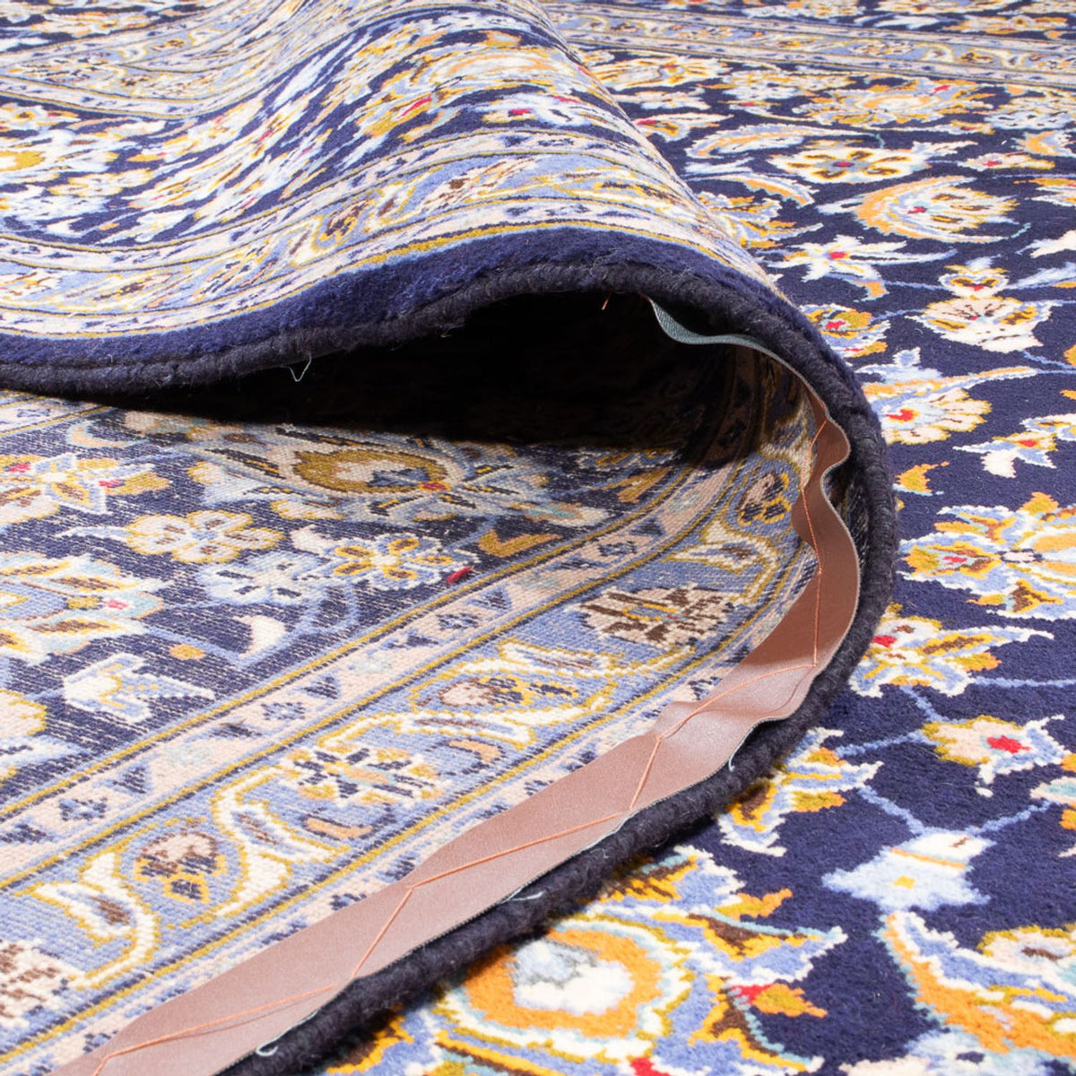 Dywan perski - Keshan - 420 x 318 cm - ciemnoniebieski