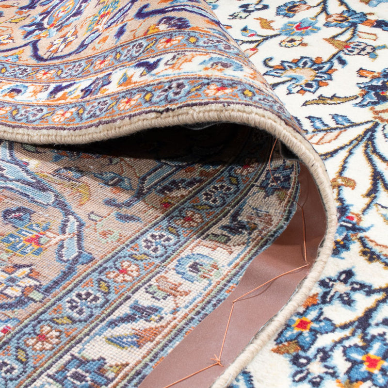 Dywan perski - Keshan - 405 x 302 cm - ciemny beż