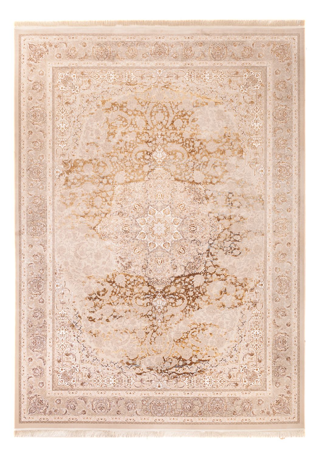 Orientalny dywan tkany - 350 x 250 cm - beżowy