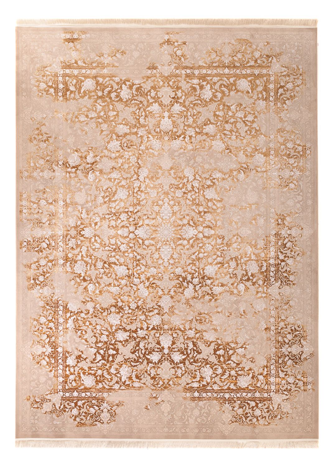 Orientalny dywan tkany - 350 x 250 cm - ciemny beż
