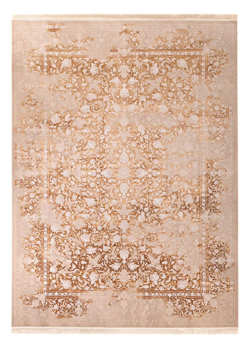 Orientalny dywan tkany - 350 x 250 cm - ciemny beż