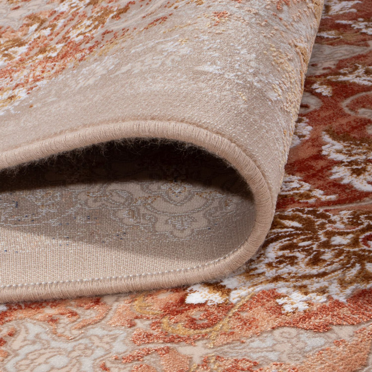 Orientalny dywan tkany - 350 x 250 cm - ciemny beż