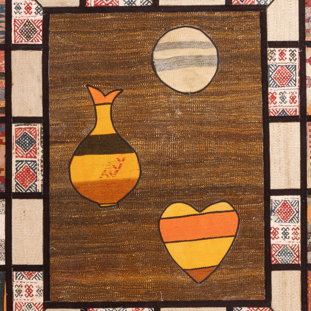 Dywan patchworkowy - 200 x 135 cm - wielokolorowy