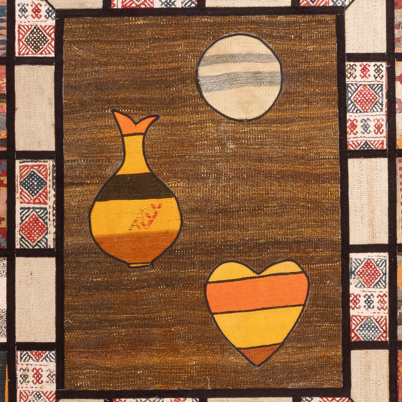 Dywan patchworkowy - 200 x 135 cm - wielokolorowy