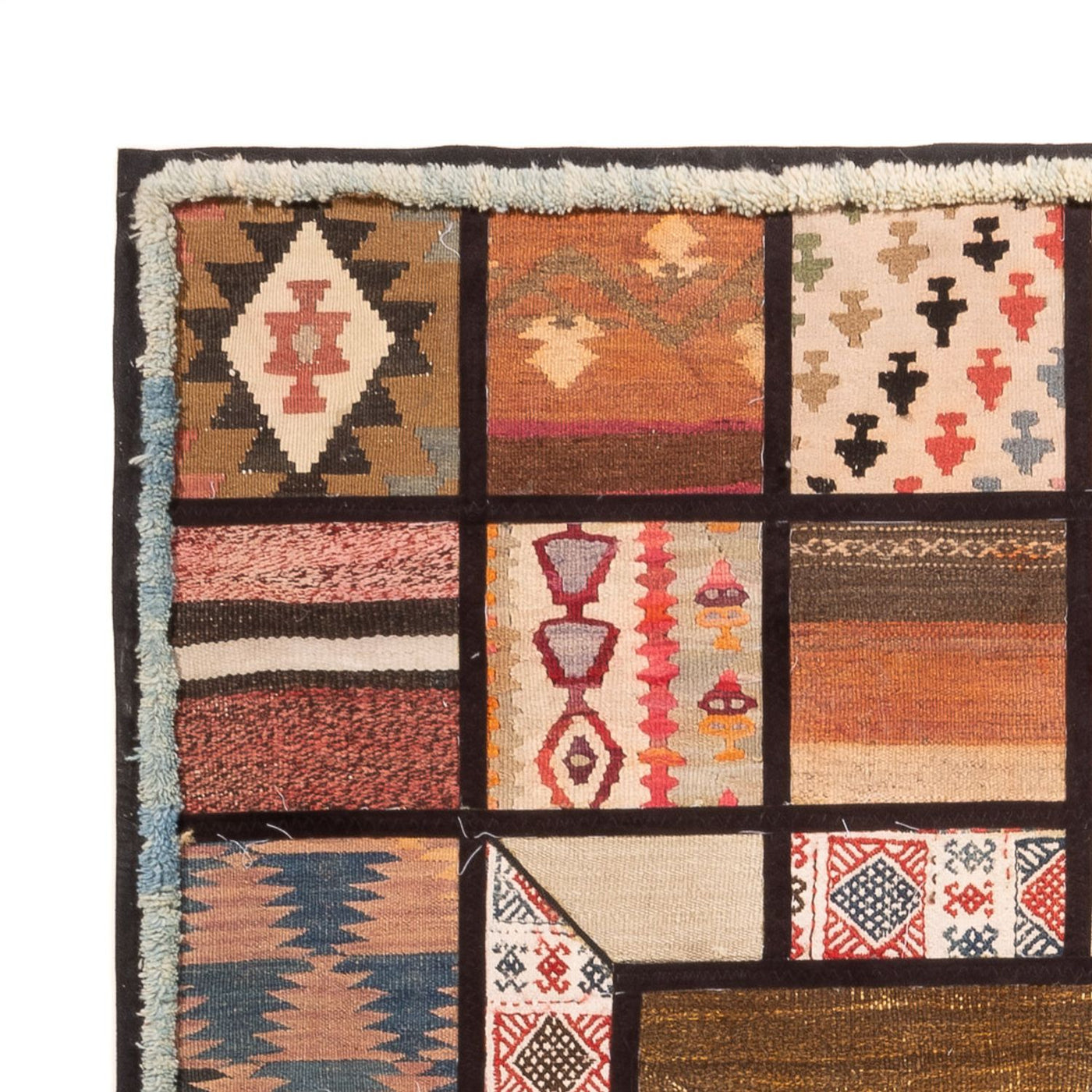 Dywan patchworkowy 200x135cm - Perserteppich Wollteppich