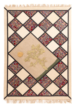 Dywan patchworkowy - 200 x 135 cm - wielokolorowy