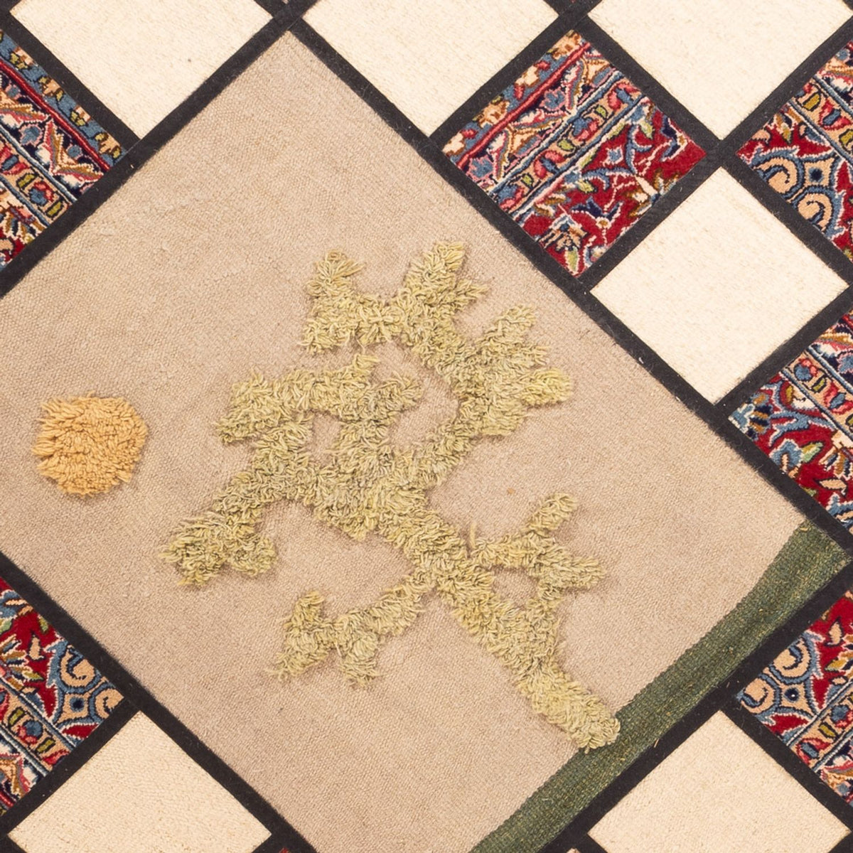 Dywan patchworkowy - 200 x 135 cm - wielokolorowy