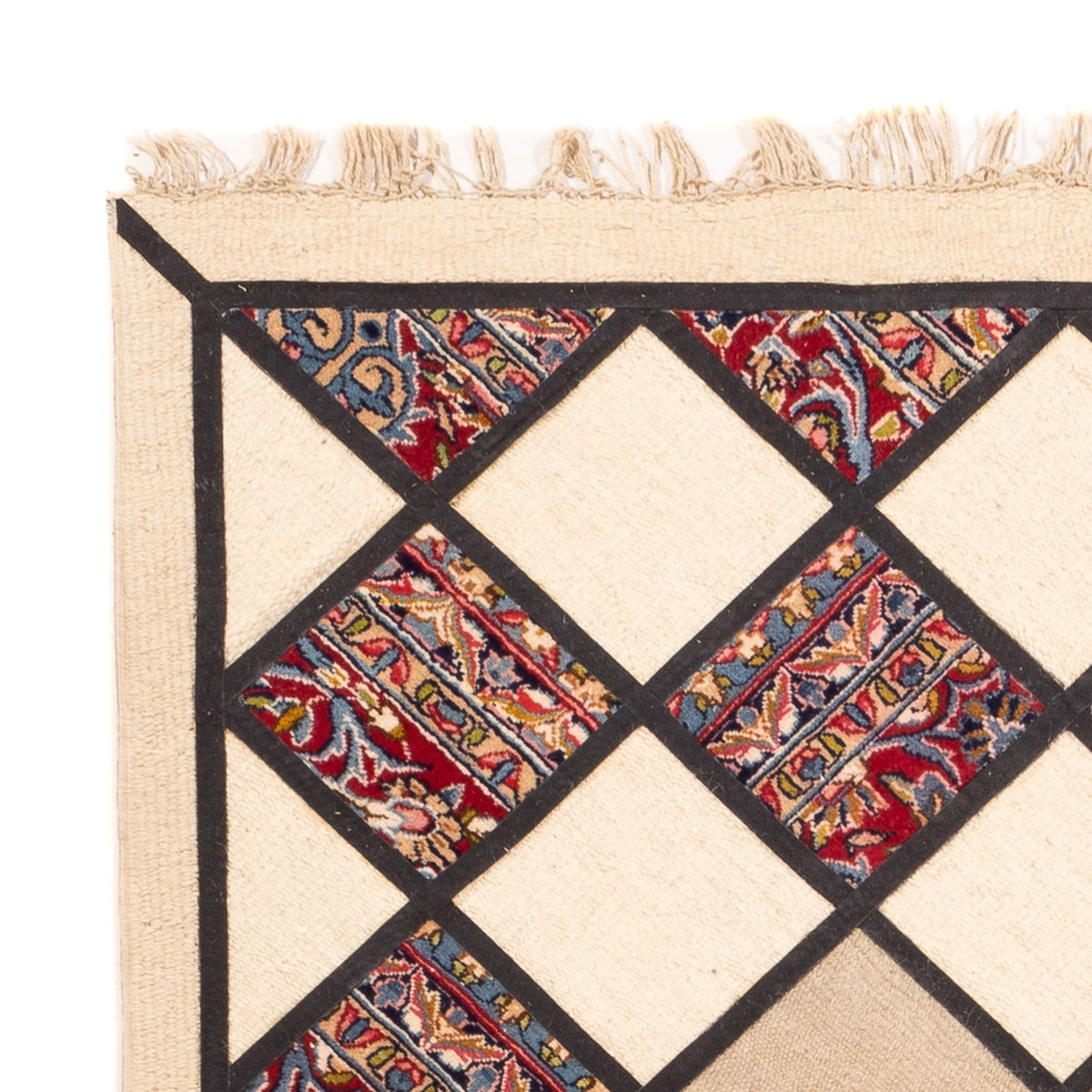 Dywan patchworkowy - 200 x 135 cm - wielokolorowy