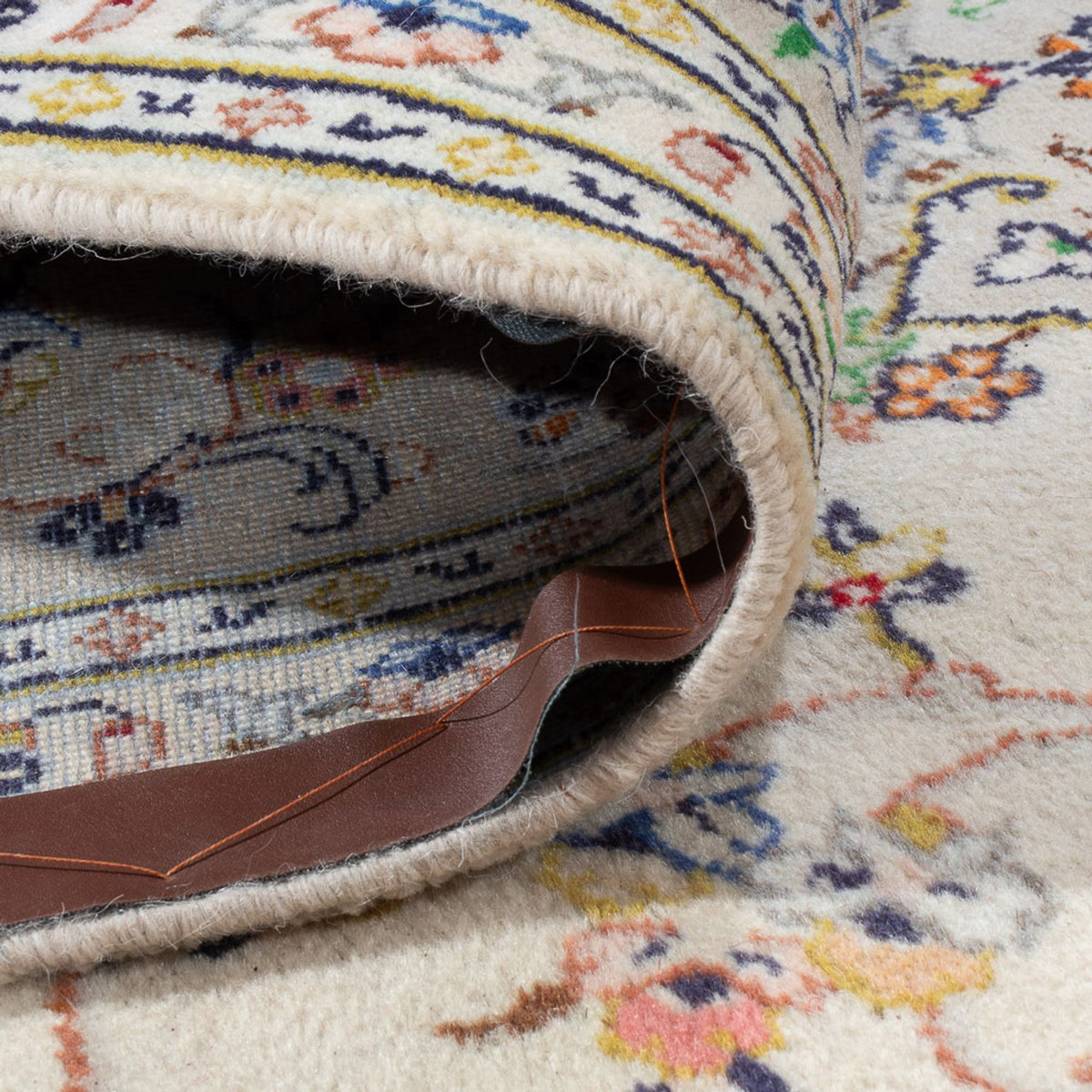 Dywan perski - Keshan - 295 x 194 cm - jasny beż