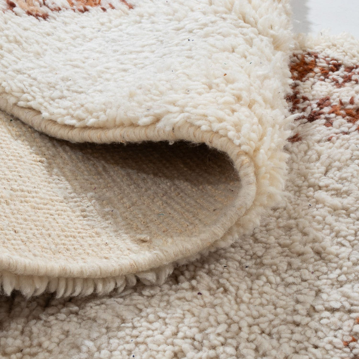 Dywan berberyjski - 143 x 75 cm - beżowy