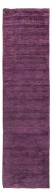 Biegacz Dywan Gabbeh - Indus - 300 x 80 cm - fioletowy