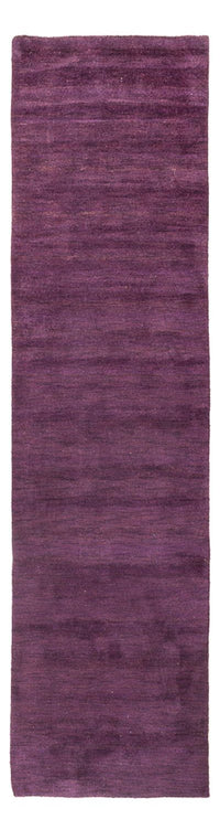 Biegacz Dywan Gabbeh - Indus - 300 x 80 cm - fioletowy