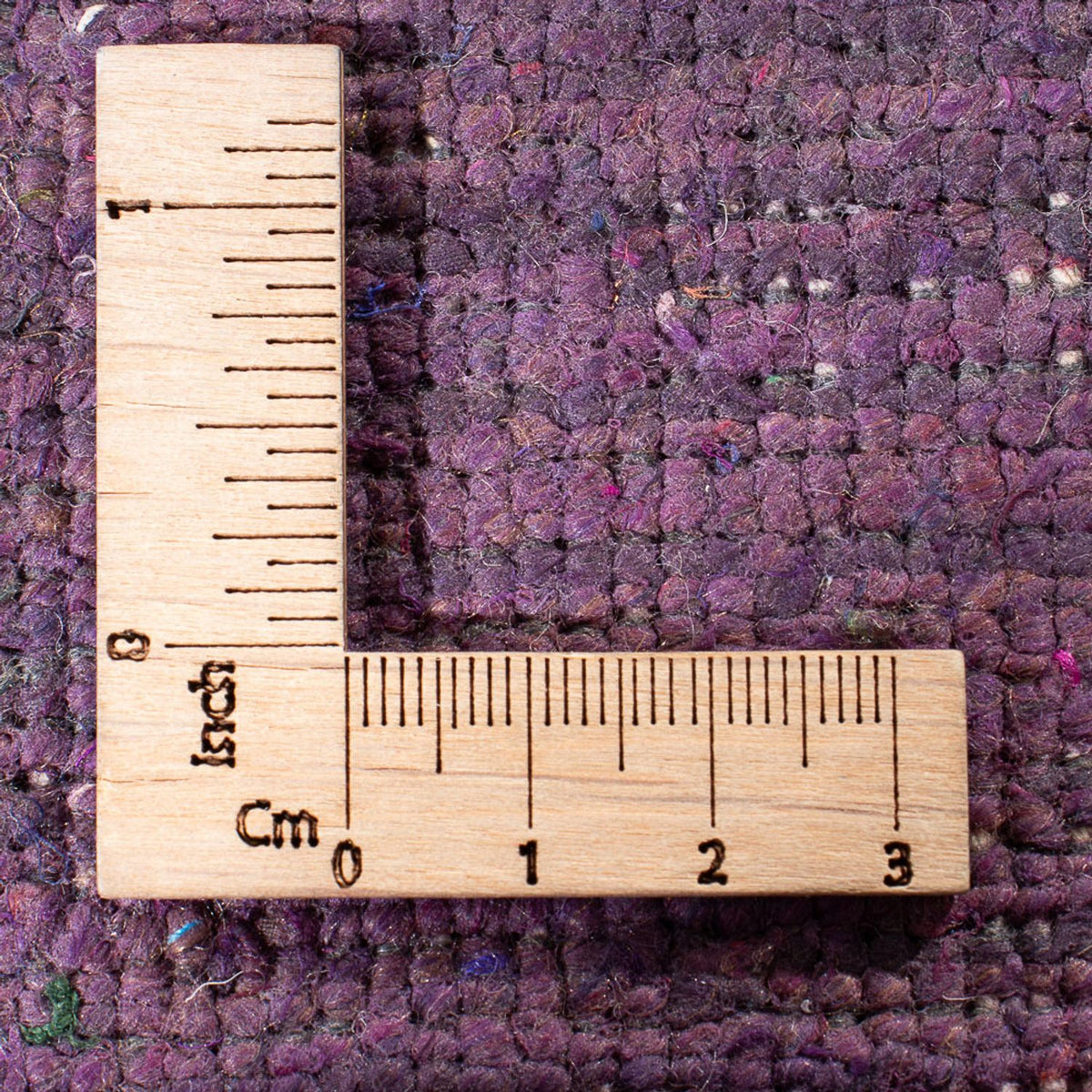 Biegacz Dywan Gabbeh - Indus - 300 x 80 cm - fioletowy